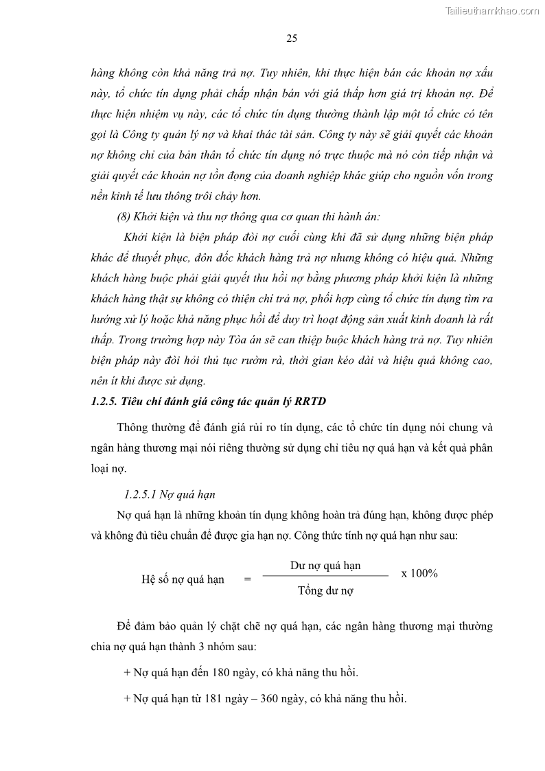 Luận văn thạc sĩ kinh doanh thương mại Quản lý rủi ro tín dụng khách hàng cá nhân tại Ngân hàng Sài gòn Hà Nội- SHB Chi nhánh Quảng Ninh - 3 Trang 36