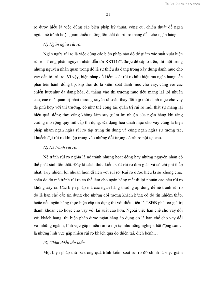 Luận văn thạc sĩ kinh doanh thương mại Quản lý rủi ro tín dụng khách hàng cá nhân tại Ngân hàng Sài gòn Hà Nội- SHB Chi nhánh Quảng Ninh - 3 Trang 32
