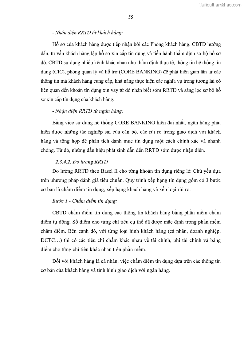 Luận văn thạc sĩ kinh doanh thương mại Quản lý rủi ro tín dụng khách hàng cá nhân tại Ngân hàng Sài gòn Hà Nội- SHB Chi nhánh Quảng Ninh - 6 Trang 66