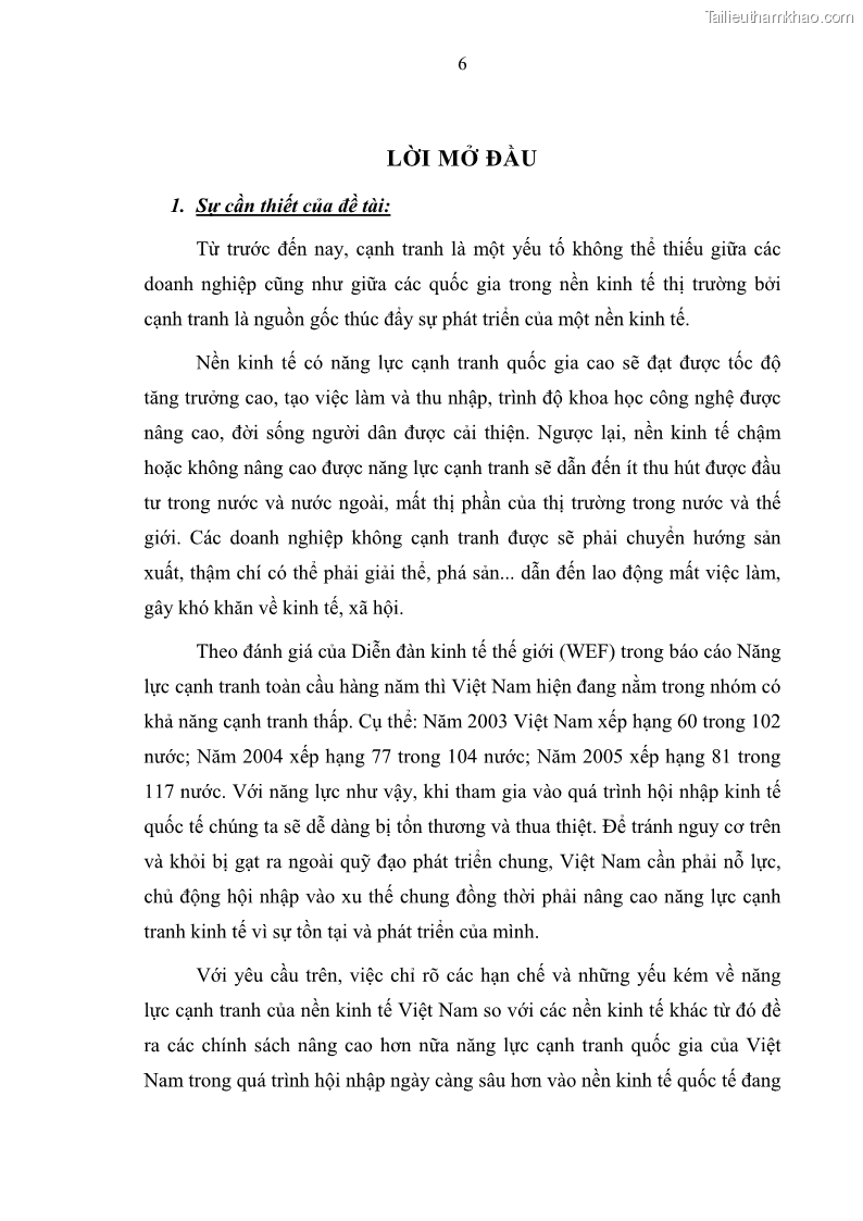 Luận văn thạc sĩ luật học Bảo vệ quyền lợi lao động nữ trong Pháp luật lao động Việt Nam - 1 Trang 6