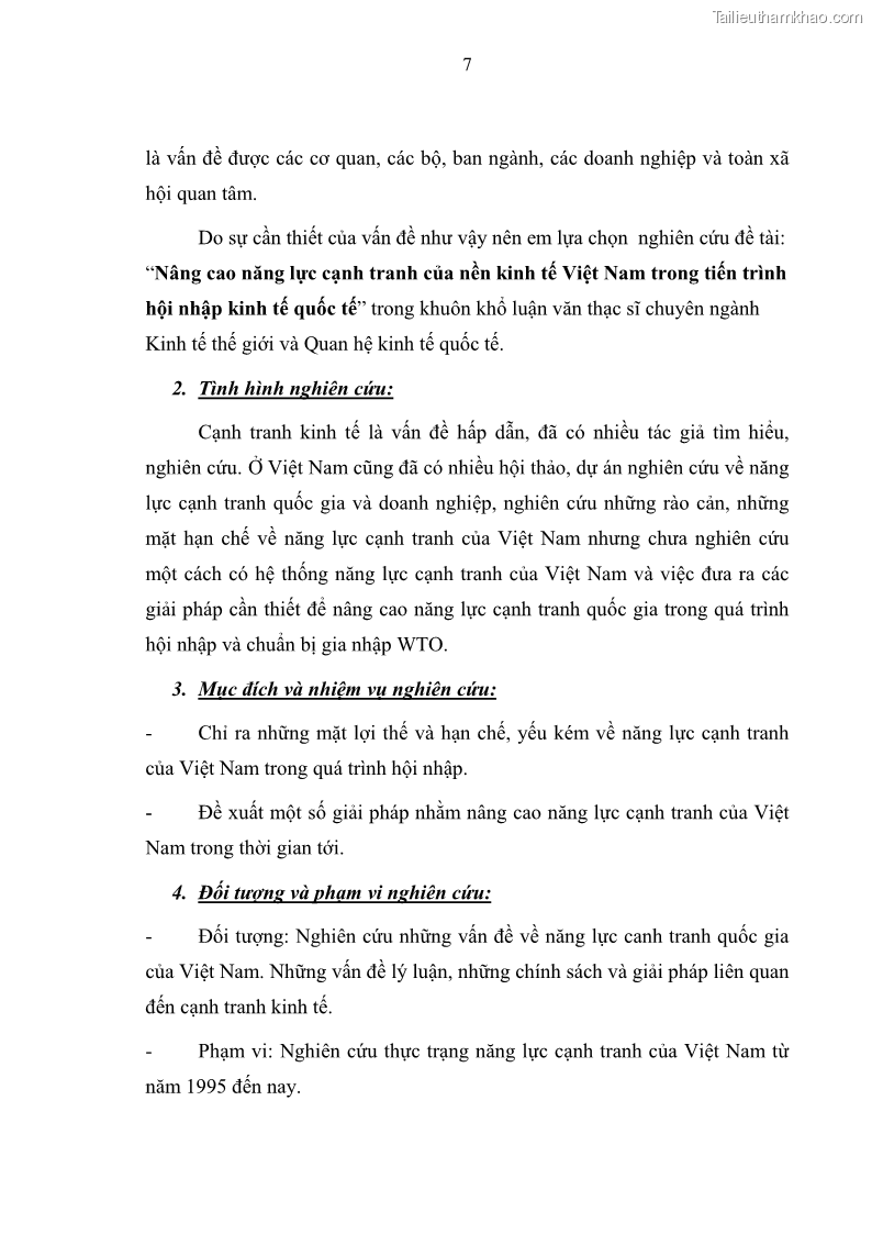 Luận văn thạc sĩ luật học Bảo vệ quyền lợi lao động nữ trong Pháp luật lao động Việt Nam - 1 Trang 7