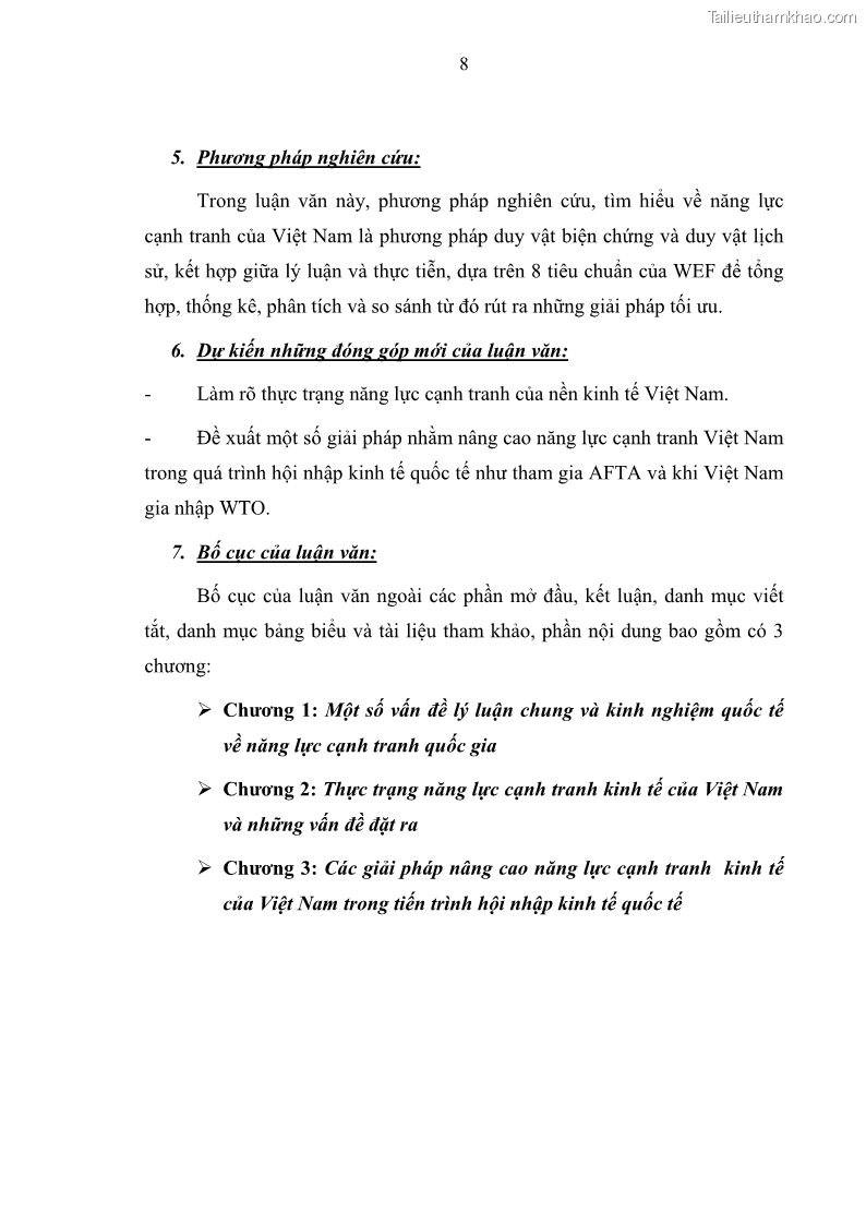 Luận văn thạc sĩ luật học Bảo vệ quyền lợi lao động nữ trong Pháp luật lao động Việt Nam - 1 Trang 8