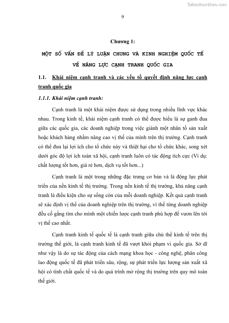 Luận văn thạc sĩ luật học Bảo vệ quyền lợi lao động nữ trong Pháp luật lao động Việt Nam - 1 Trang 9