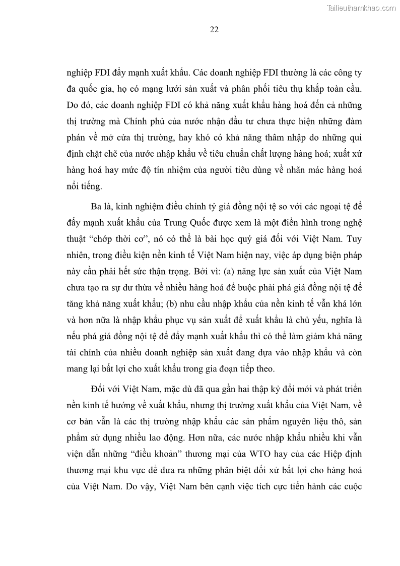 Luận văn thạc sĩ luật học Bảo vệ quyền lợi lao động nữ trong Pháp luật lao động Việt Nam - 2 Trang 22