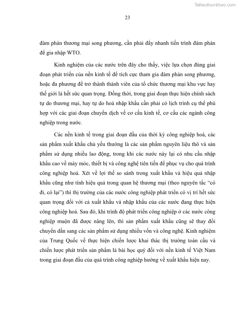 Luận văn thạc sĩ luật học Bảo vệ quyền lợi lao động nữ trong Pháp luật lao động Việt Nam - 2 Trang 23