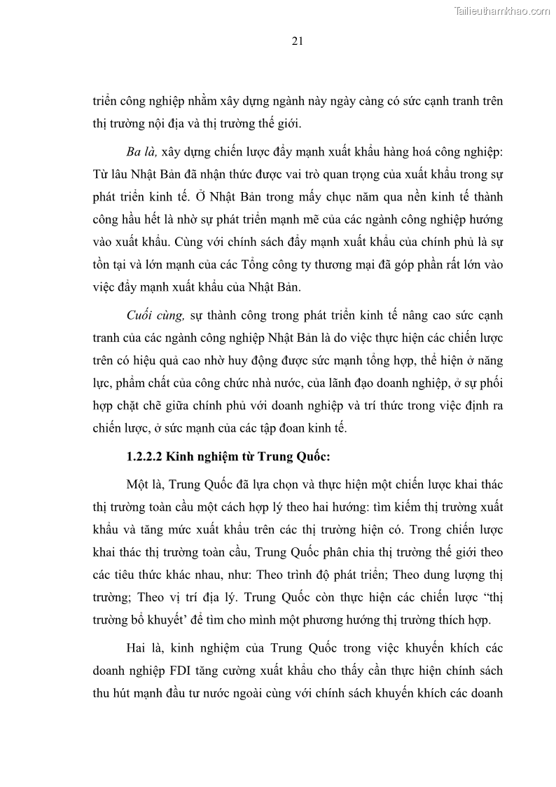 Luận văn thạc sĩ luật học Bảo vệ quyền lợi lao động nữ trong Pháp luật lao động Việt Nam - 2 Trang 21