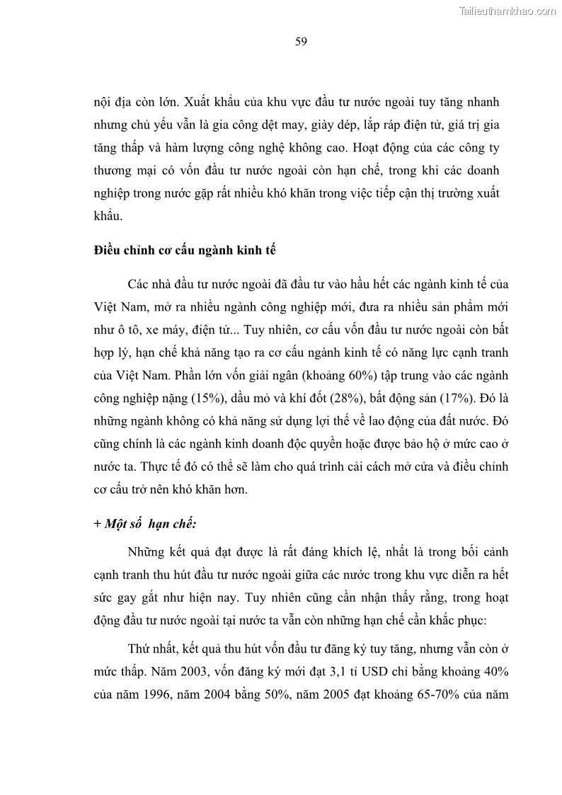 Luận văn thạc sĩ luật học Bảo vệ quyền lợi lao động nữ trong Pháp luật lao động Việt Nam - 5 Trang 59