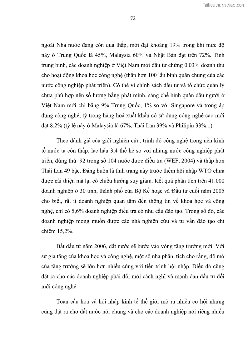 Luận văn thạc sĩ luật học Bảo vệ quyền lợi lao động nữ trong Pháp luật lao động Việt Nam - 6 Trang 72