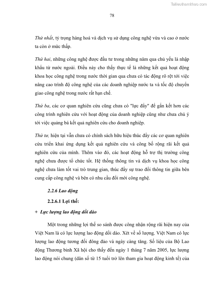 Luận văn thạc sĩ luật học Bảo vệ quyền lợi lao động nữ trong Pháp luật lao động Việt Nam - 7 Trang 78