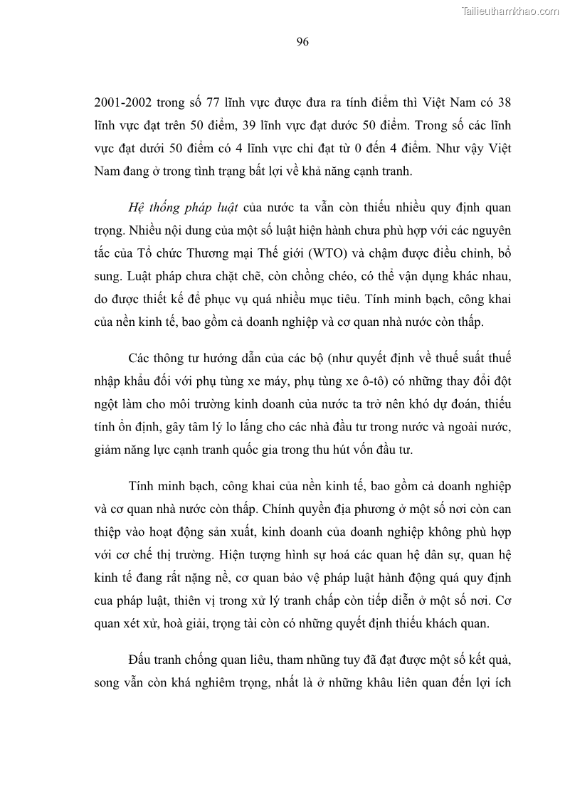 Luận văn thạc sĩ luật học Bảo vệ quyền lợi lao động nữ trong Pháp luật lao động Việt Nam - 8 Trang 96