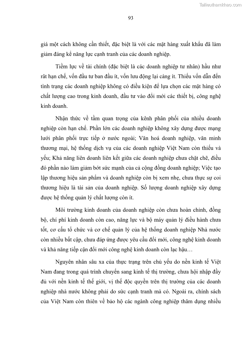 Luận văn thạc sĩ luật học Bảo vệ quyền lợi lao động nữ trong Pháp luật lao động Việt Nam - 8 Trang 93