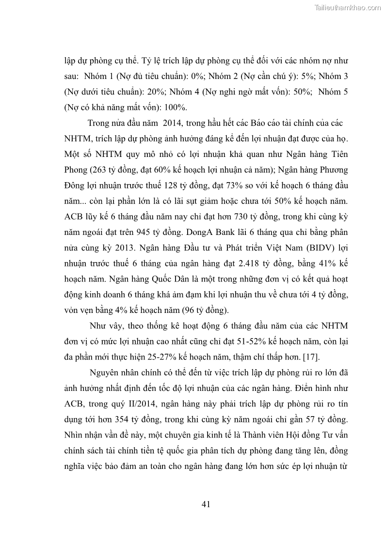 Luận văn thạc sĩ luật học Bảo vệ quyền lợi người gửi tiền tại ngân hàng thương mại theo pháp luật Việt Nam - 4 Trang 46