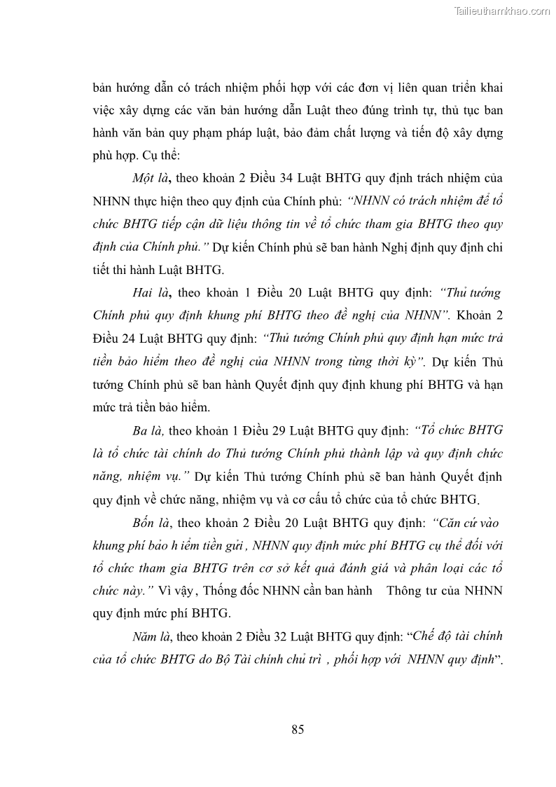 Luận văn thạc sĩ luật học Bảo vệ quyền lợi người gửi tiền tại ngân hàng thương mại theo pháp luật Việt Nam - 8 Trang 90