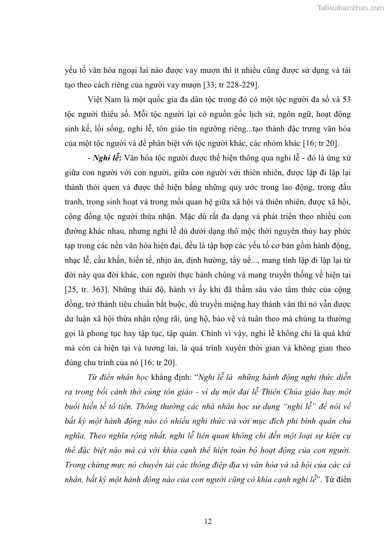Luận văn thạc sĩ dân tộc học Nghi lễ hôn nhân của người Tu Dí ở xã Thanh Bình, huyện Mường Khương, tỉnh Lào Cai - 2 Trang 19