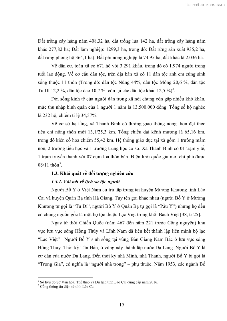 Luận văn thạc sĩ dân tộc học Nghi lễ hôn nhân của người Tu Dí ở xã Thanh Bình, huyện Mường Khương, tỉnh Lào Cai - 3 Trang 26