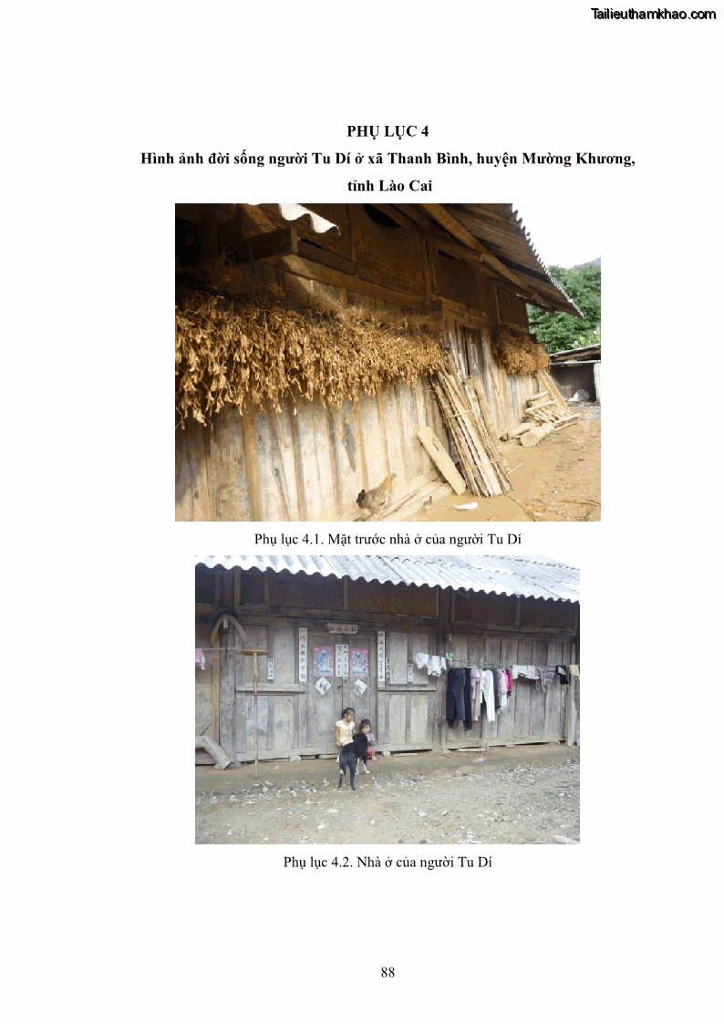 Luận văn thạc sĩ dân tộc học Nghi lễ hôn nhân của người Tu Dí ở xã Thanh Bình, huyện Mường Khương, tỉnh Lào Cai - 8 Trang 95