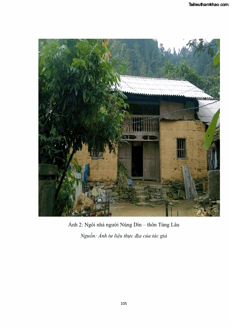 Luận văn thạc sĩ dân tộc học Tri thức địa phương về giáo dục trẻ em của người Nùng Dín ở thôn Tùng Lâu, Xã Tung Chung Phố, Huyện Mường Khương, tỉnh Lào Cai - 10 Trang 111