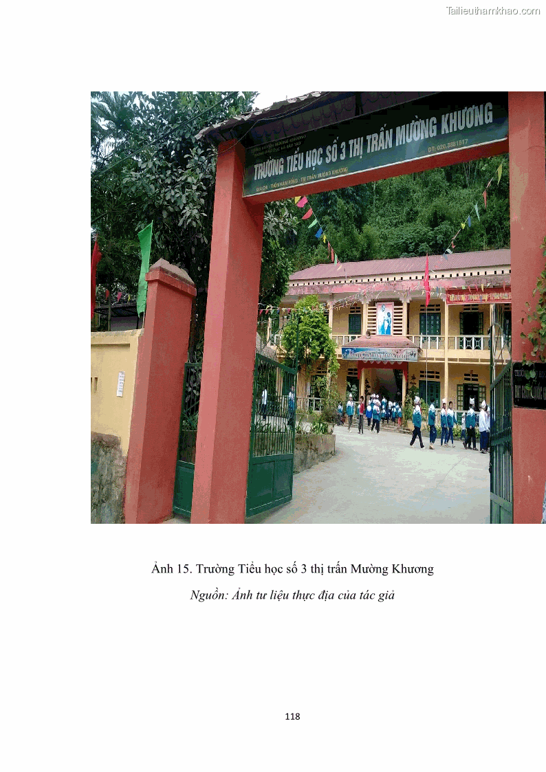 Luận văn thạc sĩ dân tộc học Tri thức địa phương về giáo dục trẻ em của người Nùng Dín ở thôn Tùng Lâu, Xã Tung Chung Phố, Huyện Mường Khương, tỉnh Lào Cai - 11 Trang 124