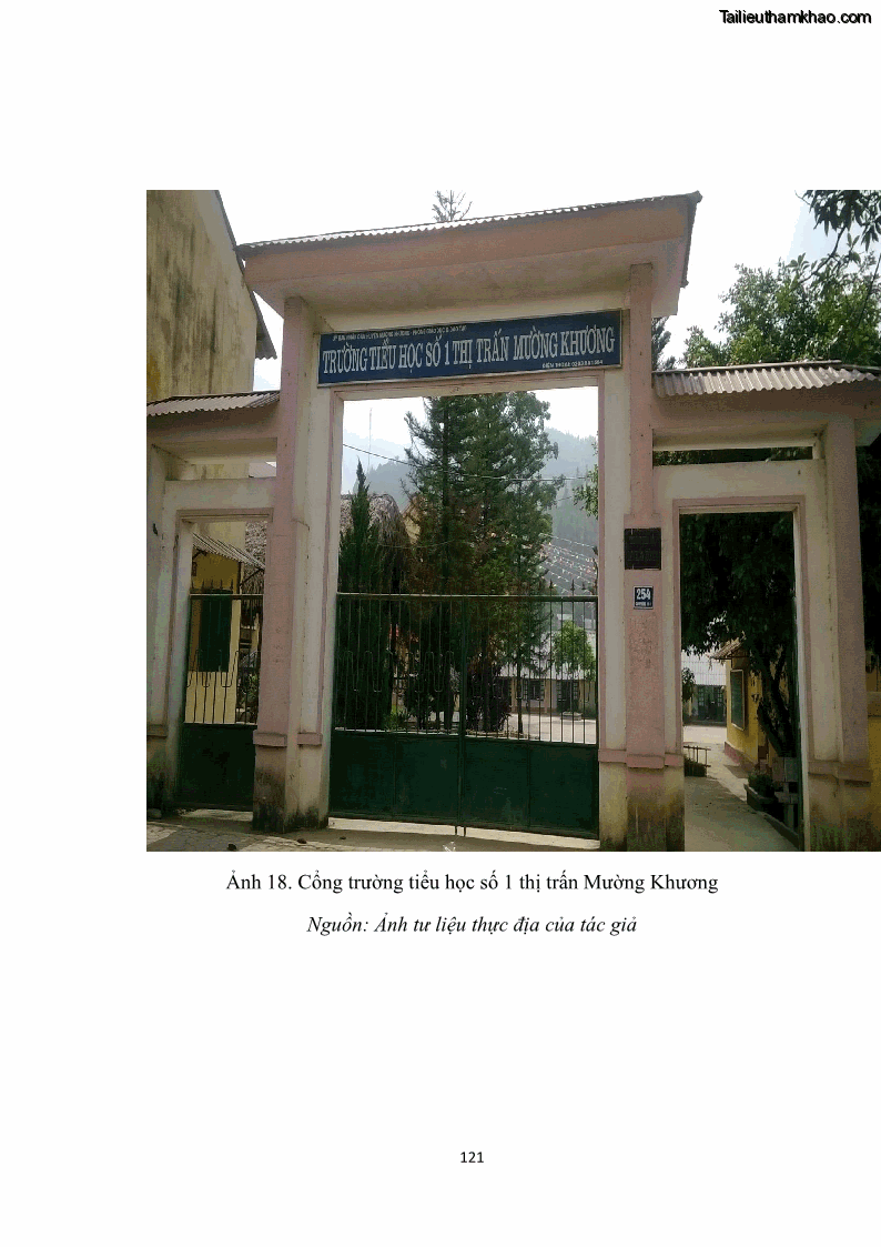 Luận văn thạc sĩ dân tộc học Tri thức địa phương về giáo dục trẻ em của người Nùng Dín ở thôn Tùng Lâu, Xã Tung Chung Phố, Huyện Mường Khương, tỉnh Lào Cai - 11 Trang 127