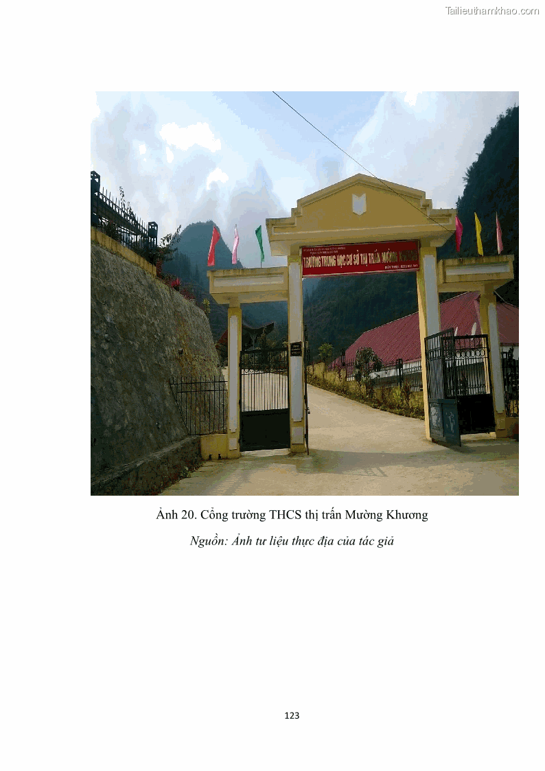 Luận văn thạc sĩ dân tộc học Tri thức địa phương về giáo dục trẻ em của người Nùng Dín ở thôn Tùng Lâu, Xã Tung Chung Phố, Huyện Mường Khương, tỉnh Lào Cai - 11 Trang 129