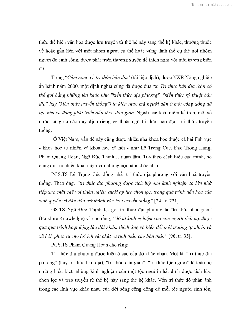 Luận văn thạc sĩ dân tộc học Tri thức địa phương về giáo dục trẻ em của người Nùng Dín ở thôn Tùng Lâu, Xã Tung Chung Phố, Huyện Mường Khương, tỉnh Lào Cai - 2 Trang 13