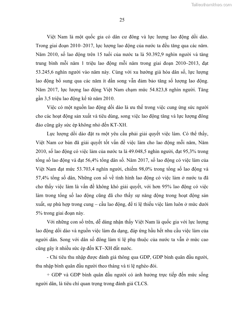 Luận văn thạc sĩ địa lý Chất lượng cuộc sống dân cư quận 6, thành phố Hồ Chí Minh - 3 Trang 35