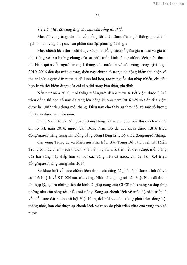 Luận văn thạc sĩ địa lý Chất lượng cuộc sống dân cư quận 6, thành phố Hồ Chí Minh - 4 Trang 48