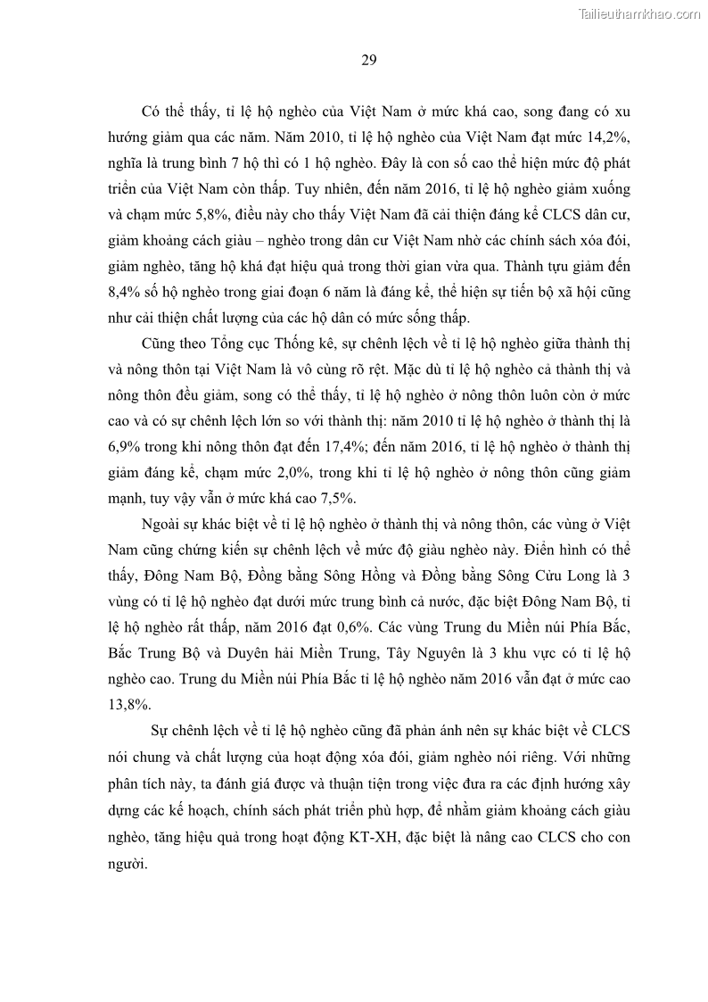 Luận văn thạc sĩ địa lý Chất lượng cuộc sống dân cư quận 6, thành phố Hồ Chí Minh - 4 Trang 39