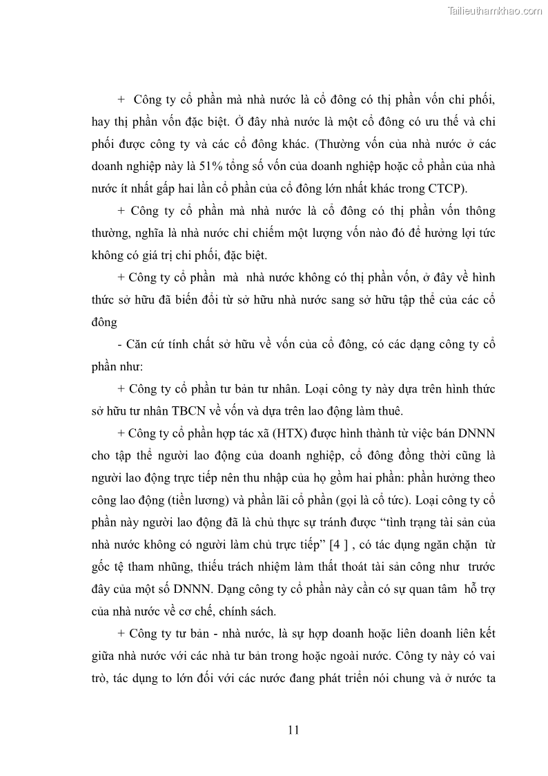 Luận văn thạc sĩ khoa học kinh tế Cổ phần hóa doanh nghiệp nhà nước của Thanh Hóa - 2 Trang 15