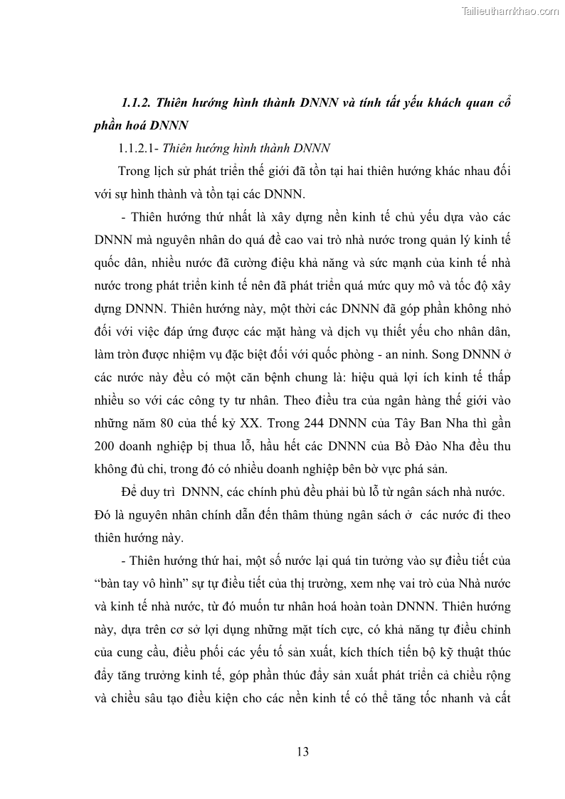 Luận văn thạc sĩ khoa học kinh tế Cổ phần hóa doanh nghiệp nhà nước của Thanh Hóa - 2 Trang 17
