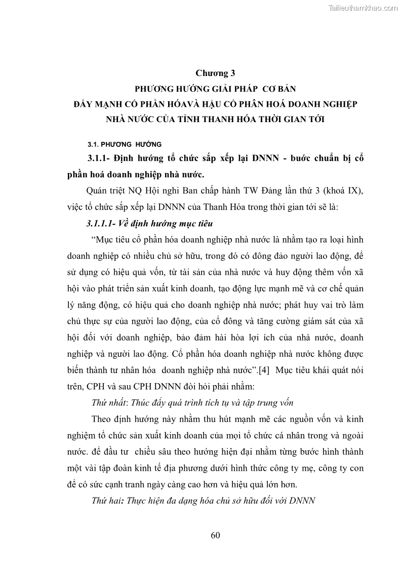 Luận văn thạc sĩ khoa học kinh tế Cổ phần hóa doanh nghiệp nhà nước của Thanh Hóa - 6 Trang 64