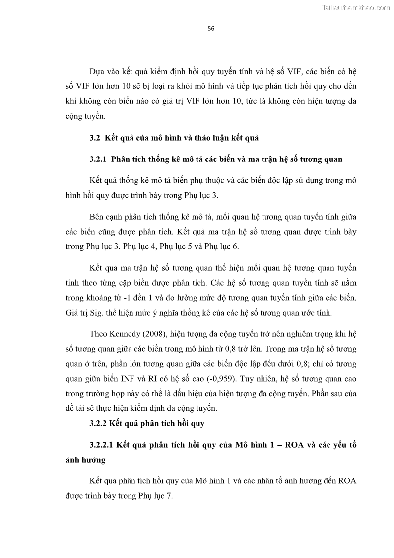 Luận văn thạc sĩ kinh tế Các nhân tố ảnh hưởng đến khả năng sinh lợi tại các ngân hàng thương mại cổ phần Việt Nam - 6 Trang 67