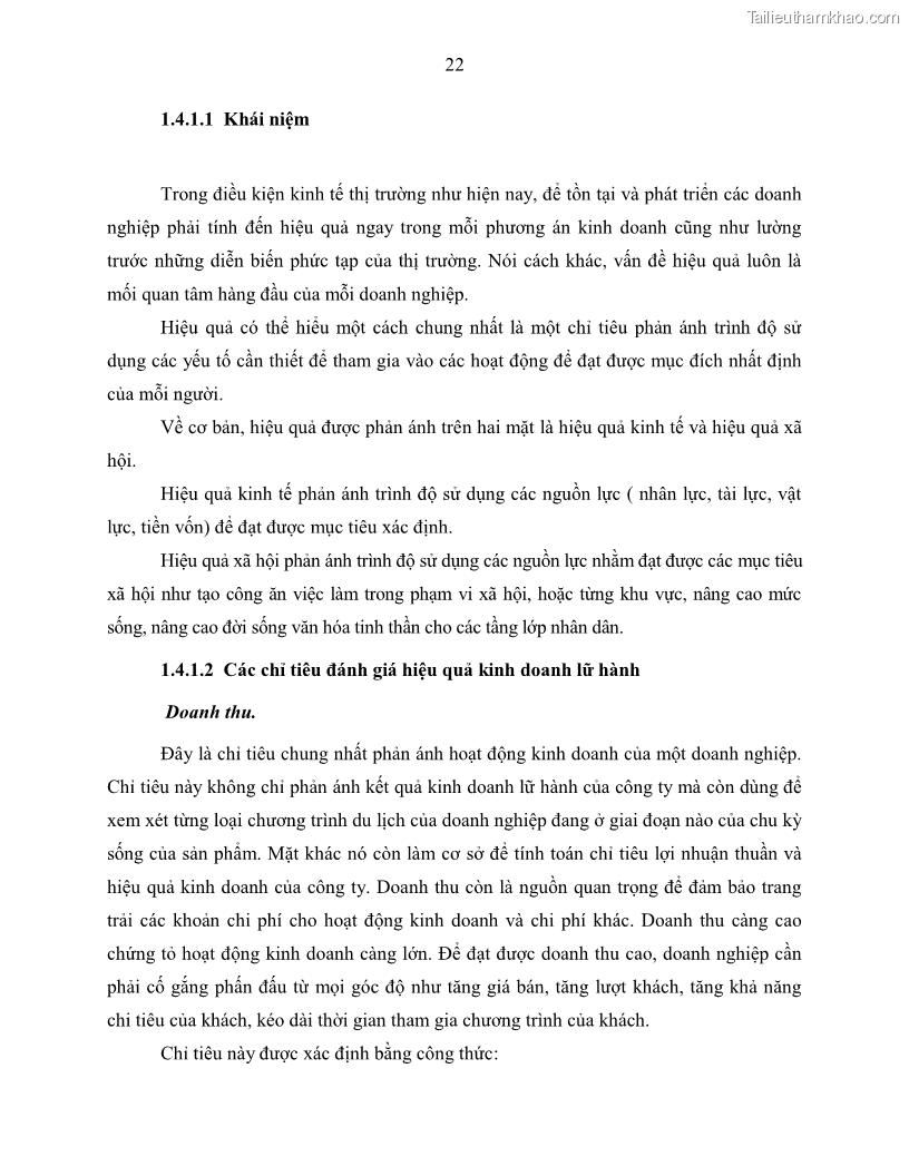 Khóa luận tốt nghiệp Giải pháp nhằm nâng cao hiệu quả kinh doanh lữ hành nội địa tại Công ty cổ phần du lịch VNTOUR - 3 Trang 32