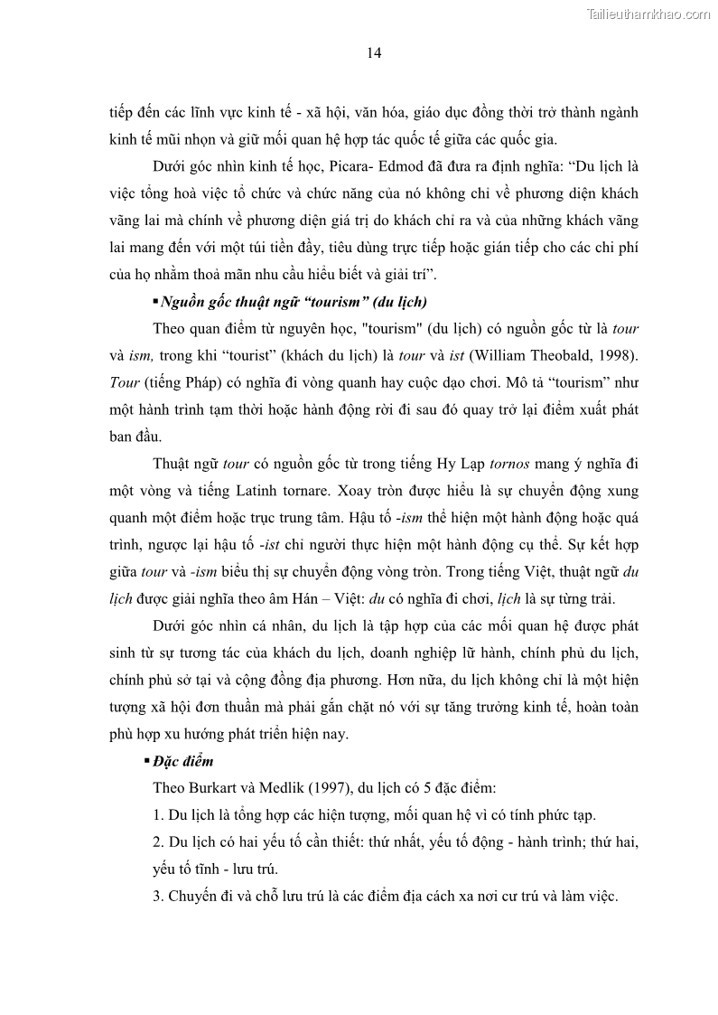 Luận văn thạc sĩ địa lý học Phát triển du lịch nông nghiệp ở huyện Vĩnh Cửu, tỉnh Đồng Nai theo hướng bền vững - Trường hợp làng bưởi Tân Triều - 2 Trang 23
