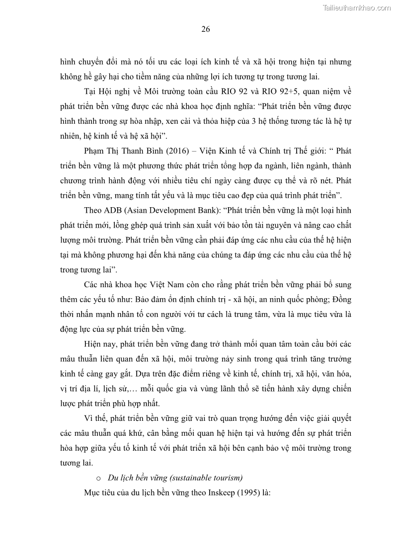 Luận văn thạc sĩ địa lý học Phát triển du lịch nông nghiệp ở huyện Vĩnh Cửu, tỉnh Đồng Nai theo hướng bền vững - Trường hợp làng bưởi Tân Triều - 3 Trang 35