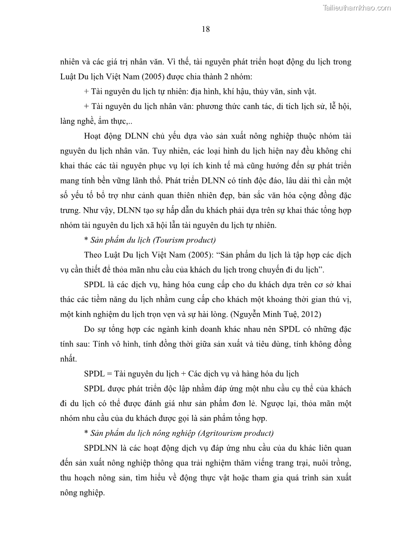 Luận văn thạc sĩ địa lý học Phát triển du lịch nông nghiệp ở huyện Vĩnh Cửu, tỉnh Đồng Nai theo hướng bền vững - Trường hợp làng bưởi Tân Triều - 3 Trang 27
