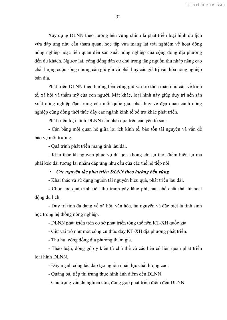 Luận văn thạc sĩ địa lý học Phát triển du lịch nông nghiệp ở huyện Vĩnh Cửu, tỉnh Đồng Nai theo hướng bền vững - Trường hợp làng bưởi Tân Triều - 4 Trang 41