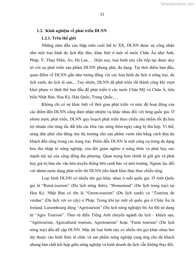 Luận văn thạc sĩ địa lý học Phát triển du lịch nông nghiệp ở huyện Vĩnh Cửu, tỉnh Đồng Nai theo hướng bền vững - Trường hợp làng bưởi Tân Triều - 4 Trang 42