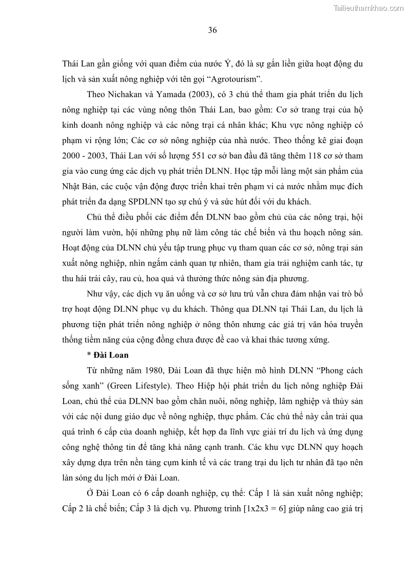 Luận văn thạc sĩ địa lý học Phát triển du lịch nông nghiệp ở huyện Vĩnh Cửu, tỉnh Đồng Nai theo hướng bền vững - Trường hợp làng bưởi Tân Triều - 4 Trang 45