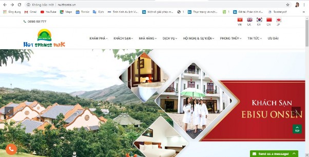 Hình 2 13 Website CVSKN Núi Thần Tài nguồn website CVSKN Núi Thần Tài 2 4 4 Chính 6