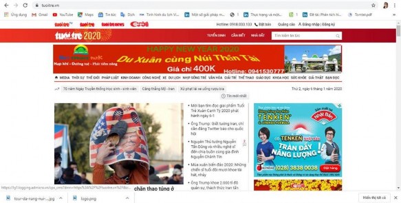 Hình 3 1 Quảng cáo trên báo Tuổi trẻ Quảng cáo trên Internet Quảng cáo trên 2