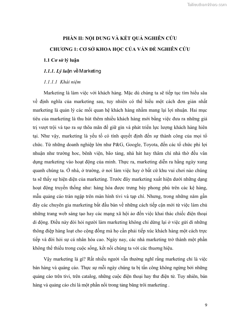 Khóa luận tốt nghiệp quản trị kinh doanh Đánh giá cảm nhận của khách hàng đối với hoạt động Content Marketing trực tuyến tại Học viện Đào tạo Quốc tế ANI - 2 Trang 17