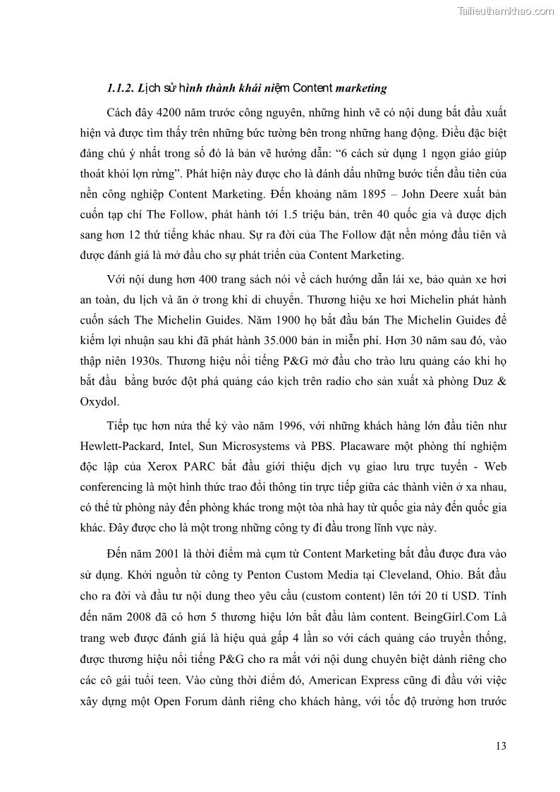 Khóa luận tốt nghiệp quản trị kinh doanh Đánh giá cảm nhận của khách hàng đối với hoạt động Content Marketing trực tuyến tại Học viện Đào tạo Quốc tế ANI - 2 Trang 21