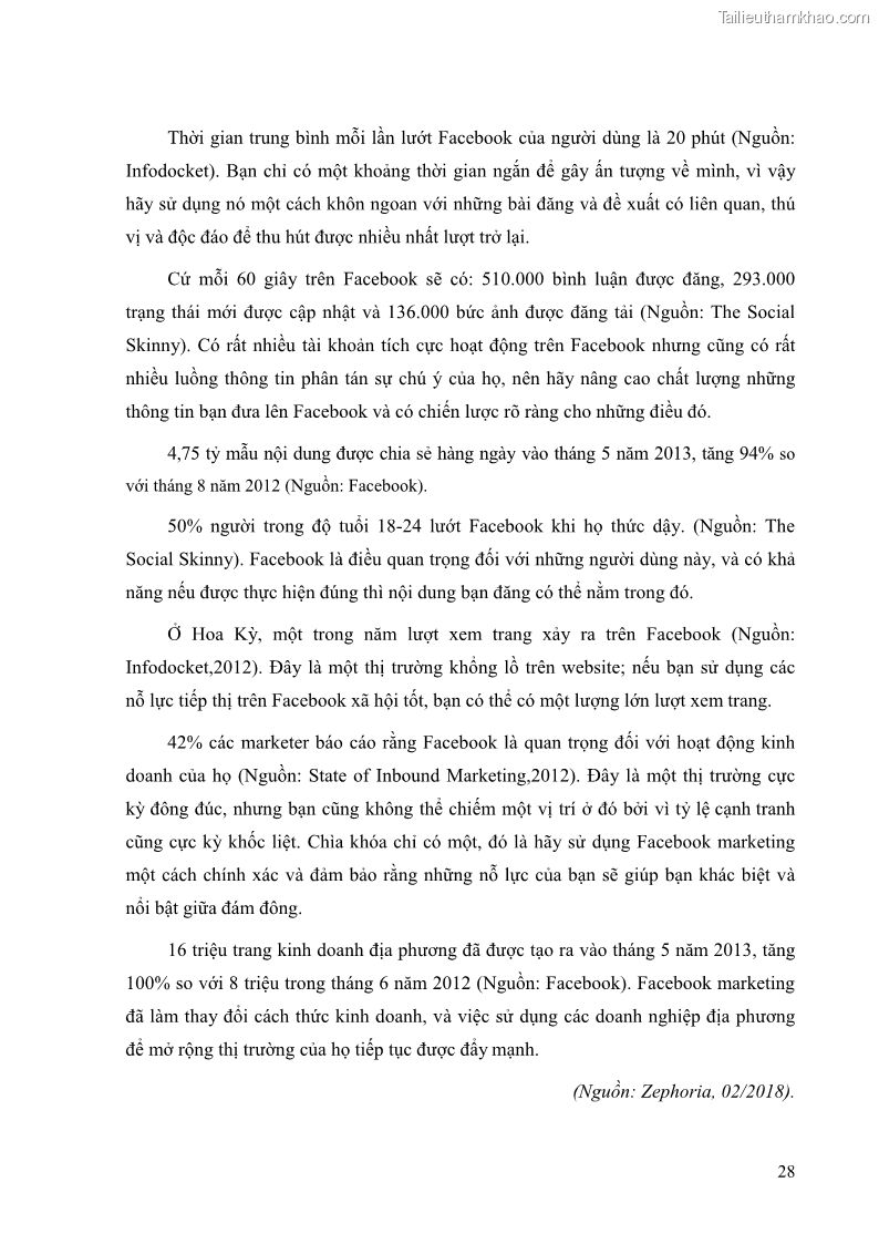 Khóa luận tốt nghiệp quản trị kinh doanh Đánh giá cảm nhận của khách hàng đối với hoạt động Content Marketing trực tuyến tại Học viện Đào tạo Quốc tế ANI - 3 Trang 36