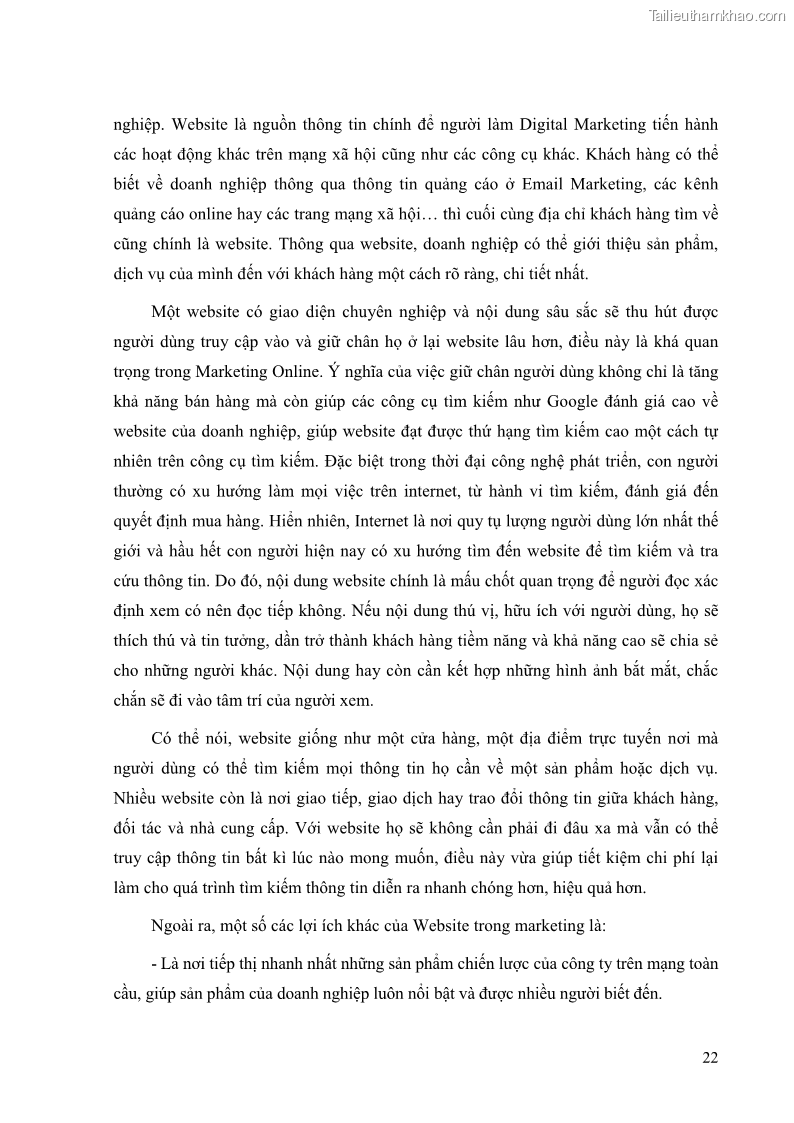 Khóa luận tốt nghiệp quản trị kinh doanh Đánh giá cảm nhận của khách hàng đối với hoạt động Content Marketing trực tuyến tại Học viện Đào tạo Quốc tế ANI - 3 Trang 30