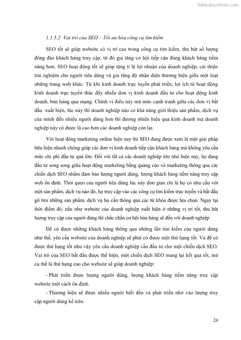 Khóa luận tốt nghiệp quản trị kinh doanh Đánh giá cảm nhận của khách hàng đối với hoạt động Content Marketing trực tuyến tại Học viện Đào tạo Quốc tế ANI - 3 Trang 32