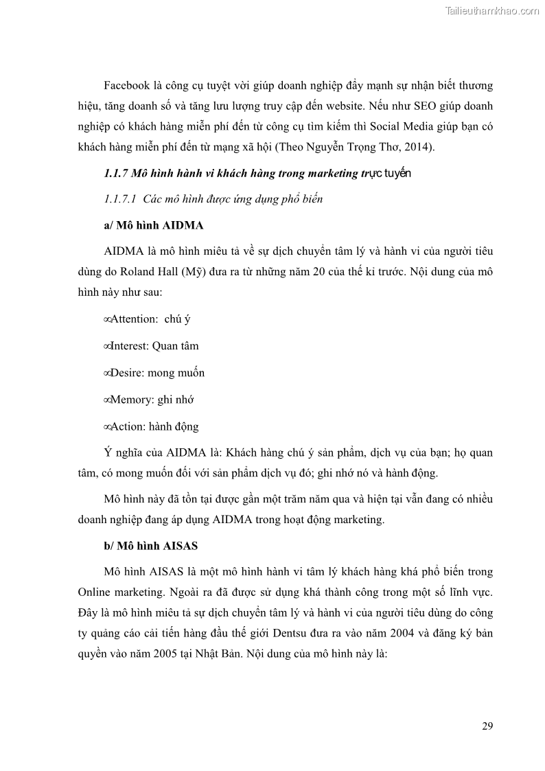 Khóa luận tốt nghiệp quản trị kinh doanh Đánh giá cảm nhận của khách hàng đối với hoạt động Content Marketing trực tuyến tại Học viện Đào tạo Quốc tế ANI - 4 Trang 37