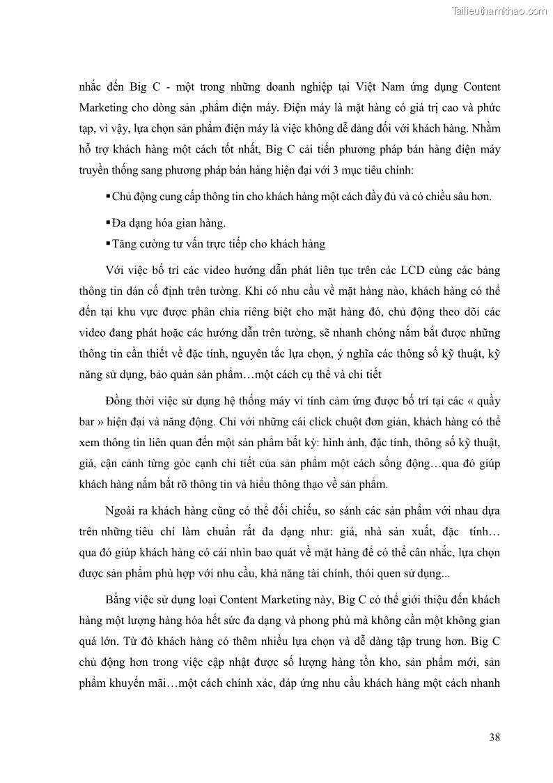 Khóa luận tốt nghiệp quản trị kinh doanh Đánh giá cảm nhận của khách hàng đối với hoạt động Content Marketing trực tuyến tại Học viện Đào tạo Quốc tế ANI - 4 Trang 46