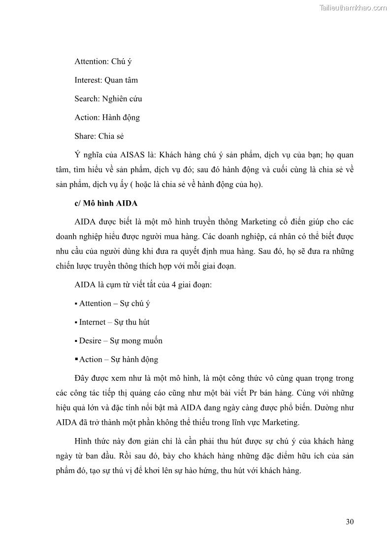 Khóa luận tốt nghiệp quản trị kinh doanh Đánh giá cảm nhận của khách hàng đối với hoạt động Content Marketing trực tuyến tại Học viện Đào tạo Quốc tế ANI - 4 Trang 38