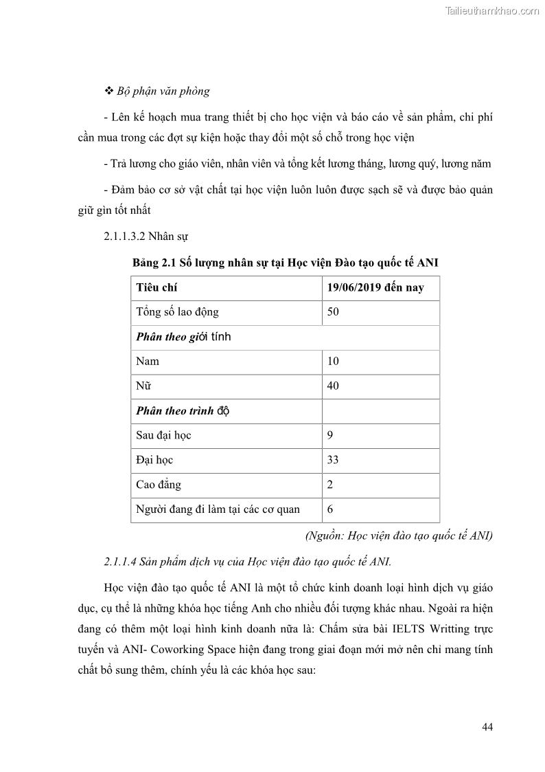 Khóa luận tốt nghiệp quản trị kinh doanh Đánh giá cảm nhận của khách hàng đối với hoạt động Content Marketing trực tuyến tại Học viện Đào tạo Quốc tế ANI - 5 Trang 52